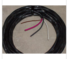 cable électrique 6-3 avec gr.